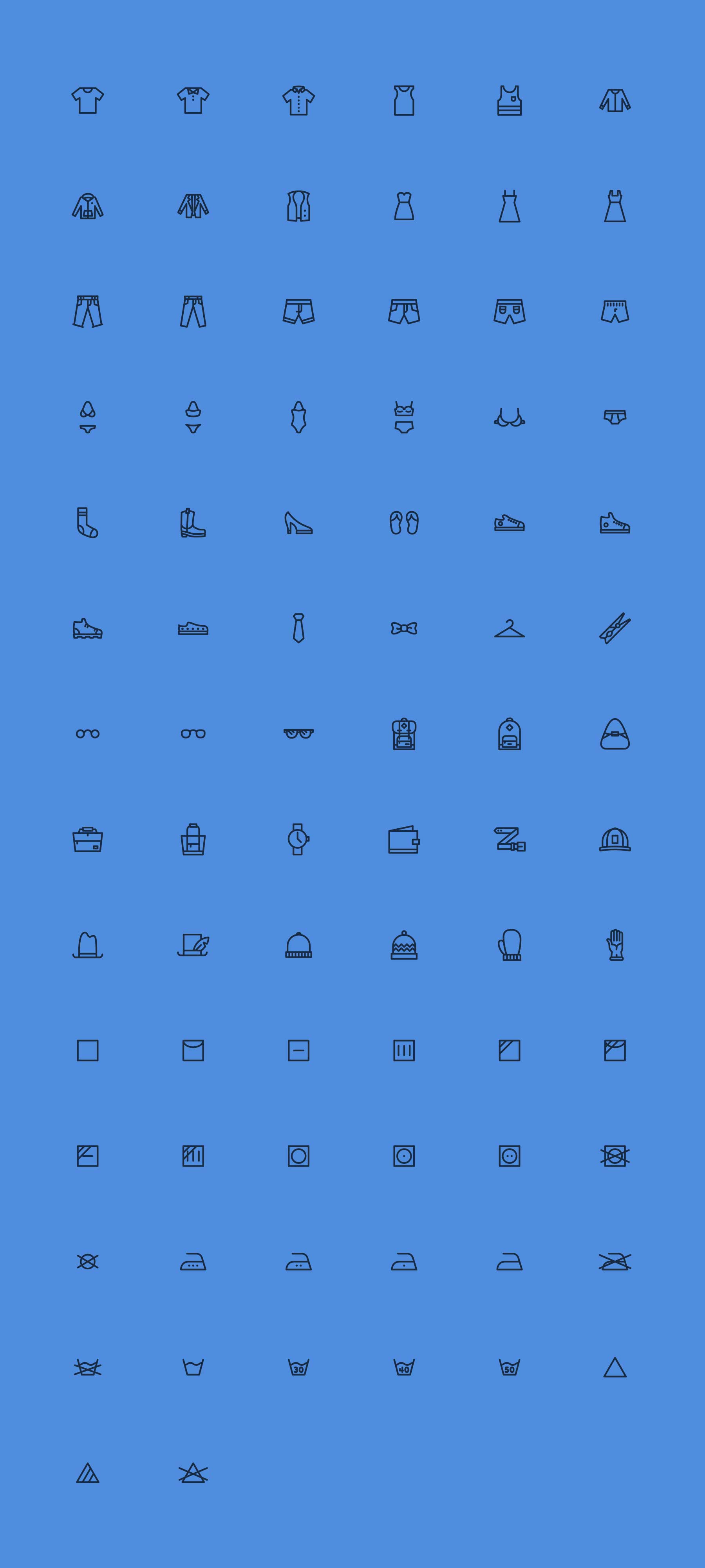 1800x4000 Clothing Icons Made