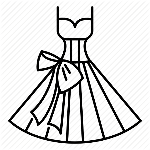 512x512 Apparel, Bow, Clothing, Dress, Shopping, Women's Icon