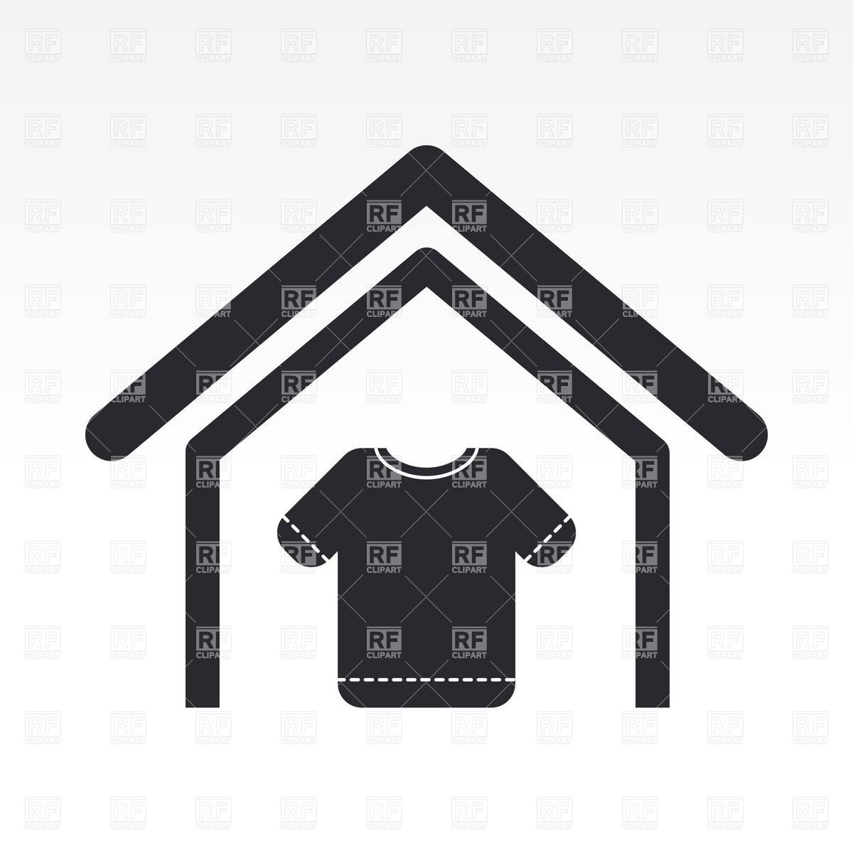 1200x1200 Clothing Shop Simple Icon Vector Image Of Beauty, Fashion