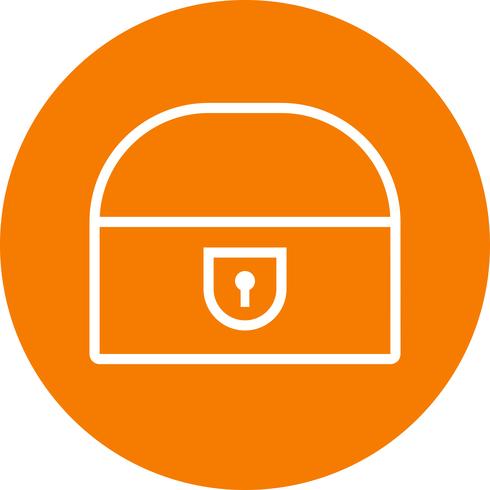 Coin Chest Vector Icon 490x490 Coin Chest Vector Icon