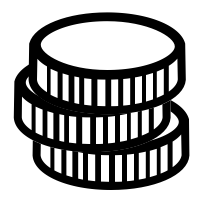 Coin Stack Icons Noun Project 200x200 Coin Stack Icons Noun Project