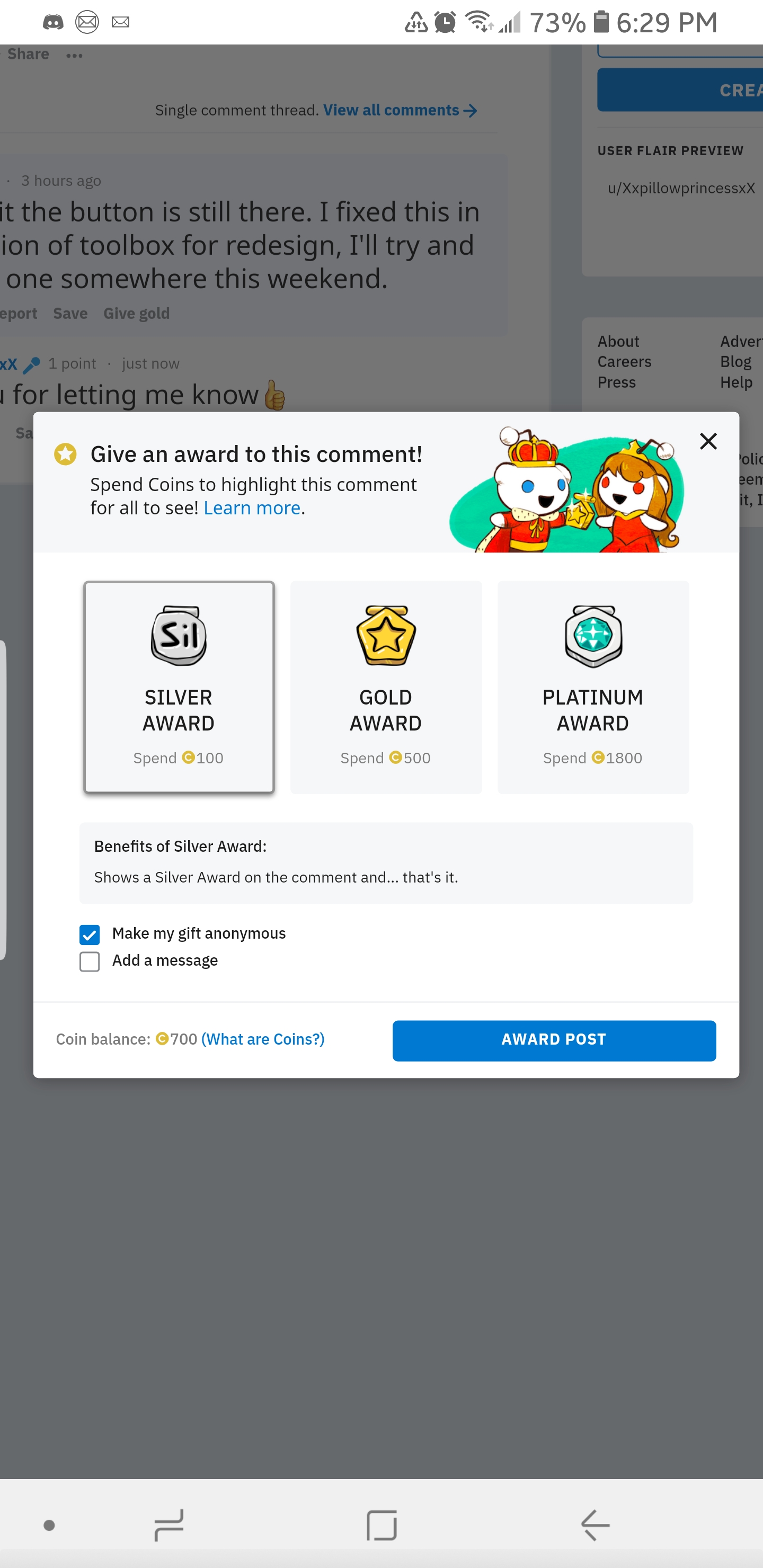 1440x2960 It Costs Credits To Do  Nothing At Least With Gold