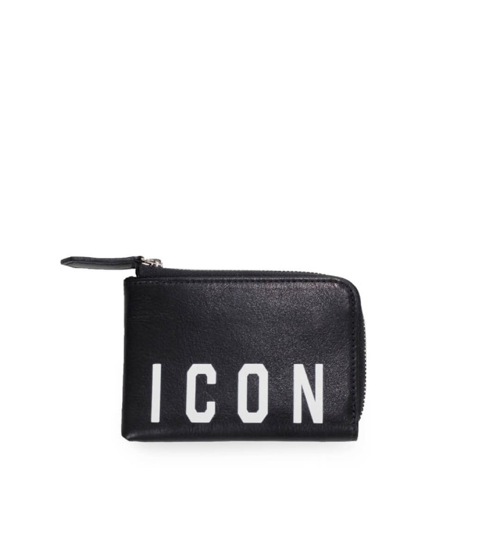 700x800 Icon Black White Zip Wallet