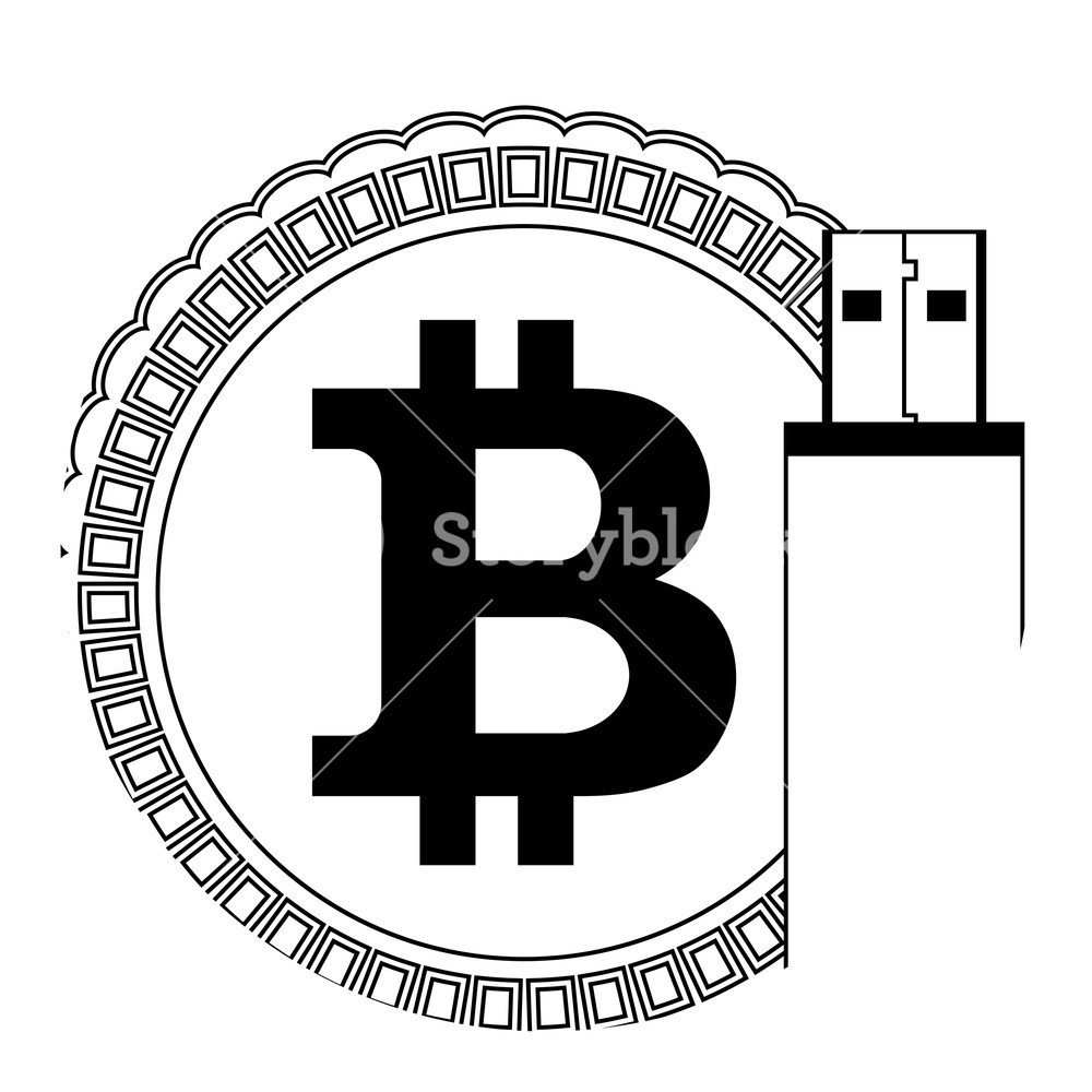1000x1000 Storage Bitcoin Wallet Icon For Digital Protect Crypto Coin