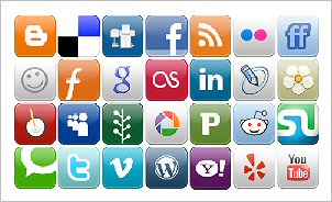 302x184 One Minute Marketing Blog Archive Social Media Icon Collage