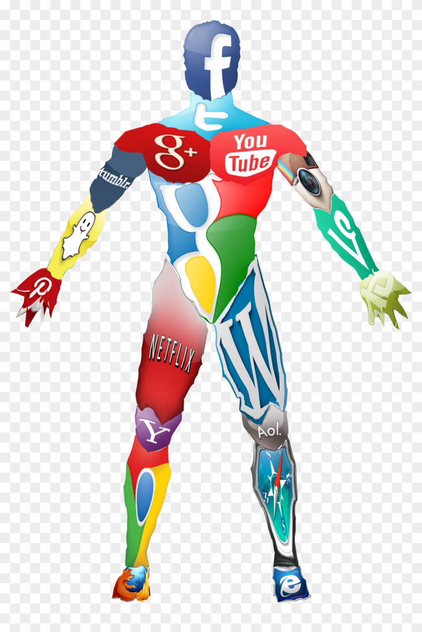 840x1257 Social Media Icon Body Collage