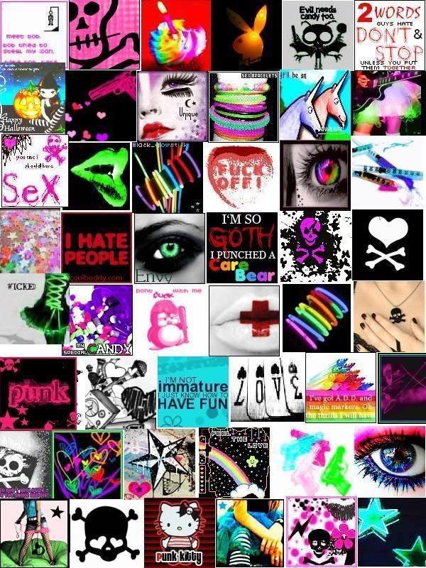 600x800 Emo Goth Dark Scene Punk Icons Icon Collage Pictures, Images