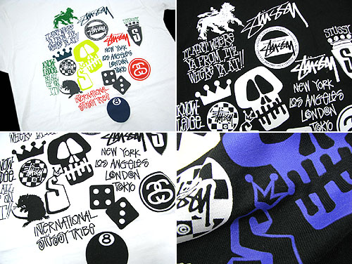 500x376 Ice Field Stussy Stussy Icon Collage T Shirt Short Sleeve