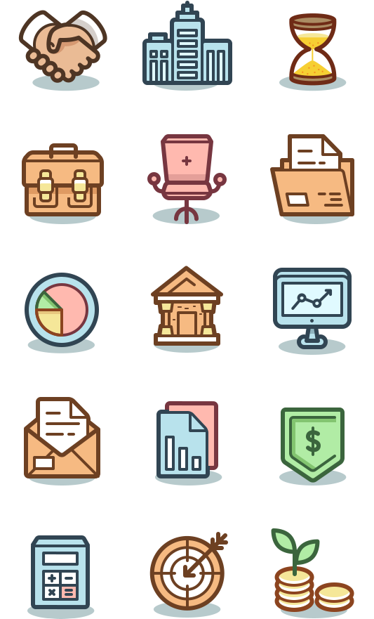 533x881 Capitalist Icons Set A Collection Of Icons In Styles