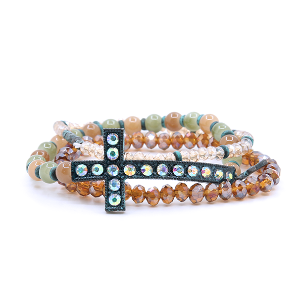 600x600 Bracelets Icon Collection Three Piece Stretch Bracelet