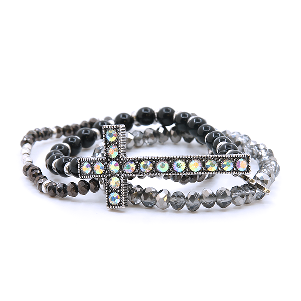 600x600 Bracelets Icon Collection Three Piece Stretch Bracelet