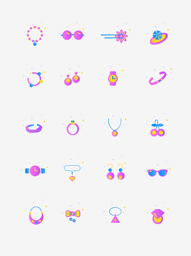 640x855 Jewelry Matching Accessories Icon Collection, Jewelry, Jewelry