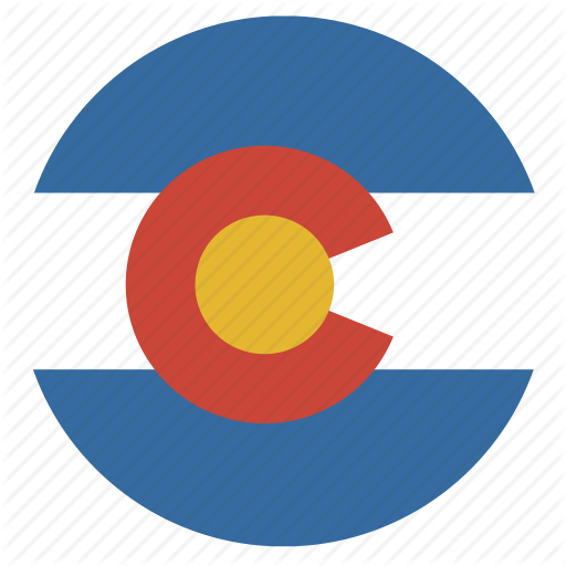 512x512 American, Colorado, Flag, State Icon