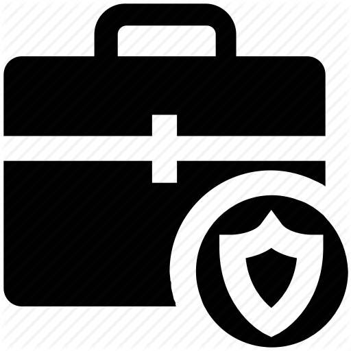 512x512 Bag, Bag Lock, Bag Secure, Brief Case, Locked, Shield, Suit Case Icon