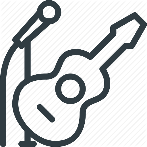 512x512 Concert, Gouitar, Live, Microphine Icon