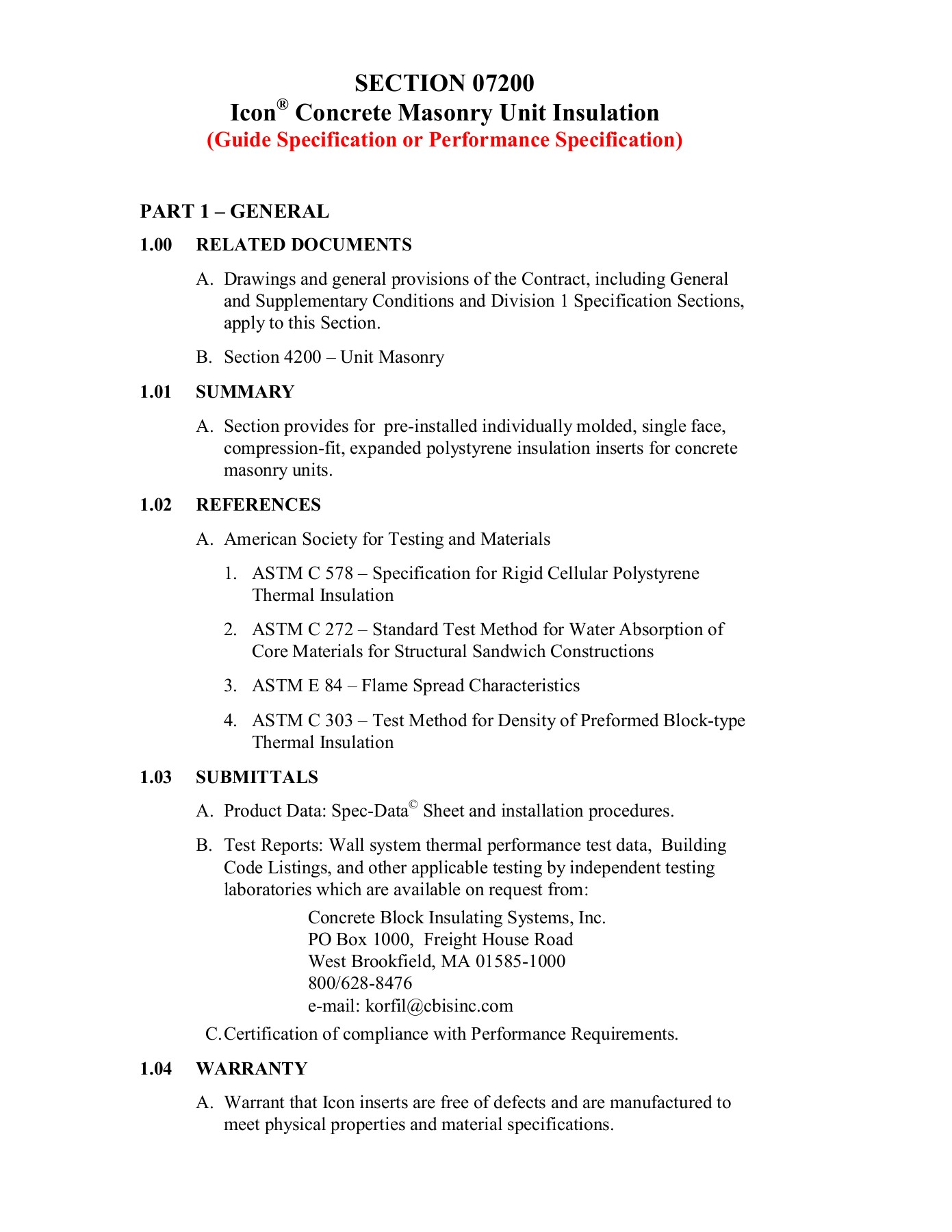 1391x1800 Section Icon Concrete Masonry Unit Insulation