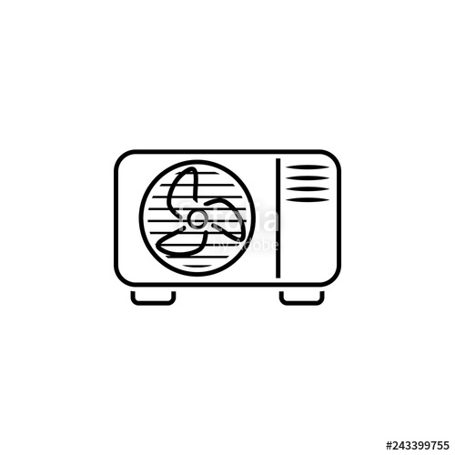 500x500 Conditioner, Cooling, System, Split Icon Element Of Plumbing