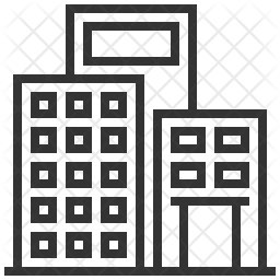 256x256 Condo Icon Of Line Style