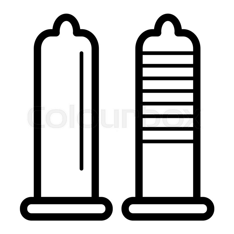 800x800 Condoms Style Simple Vector Icon Stock Vector Colourbox