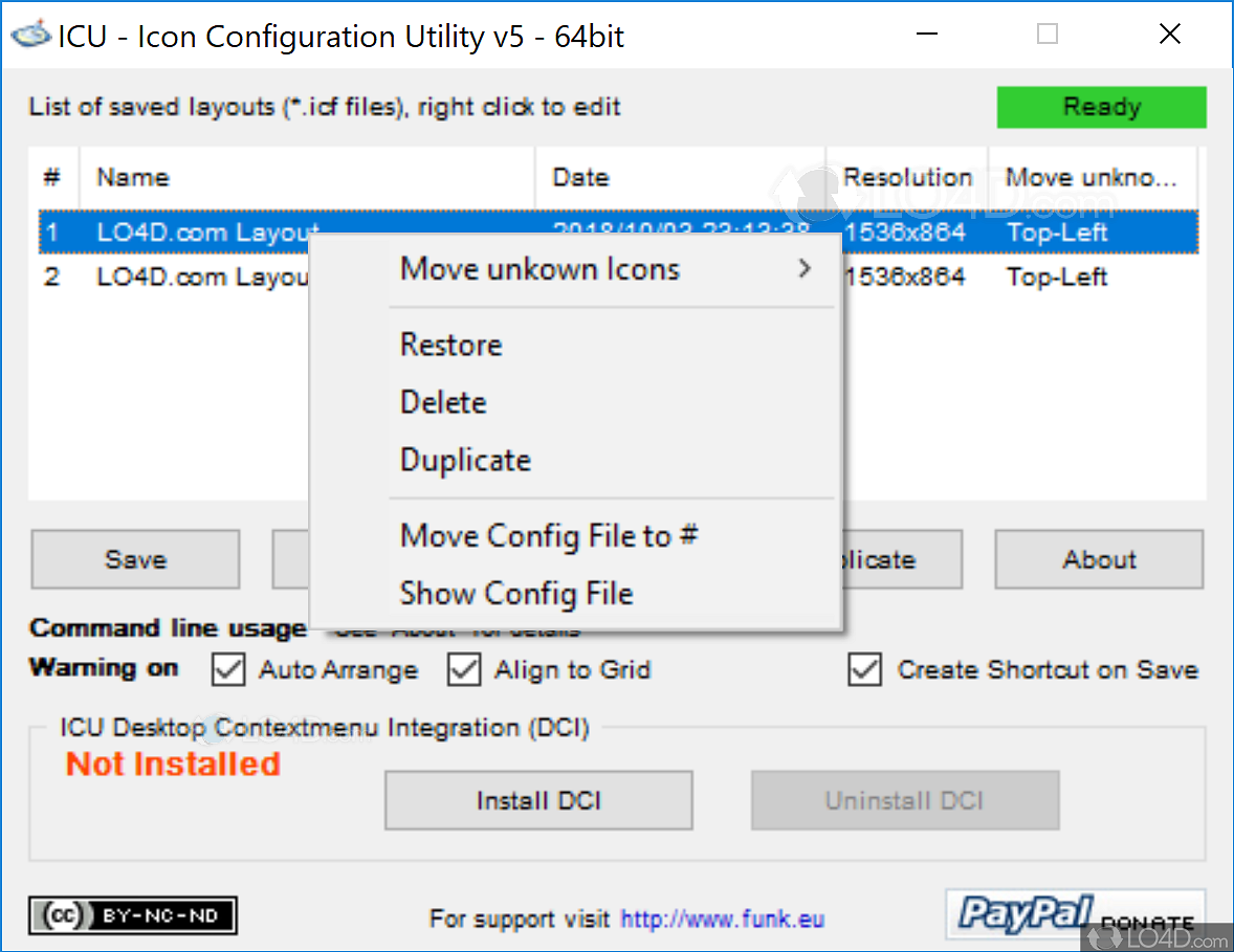 1178x909 Icon Configuration Utility