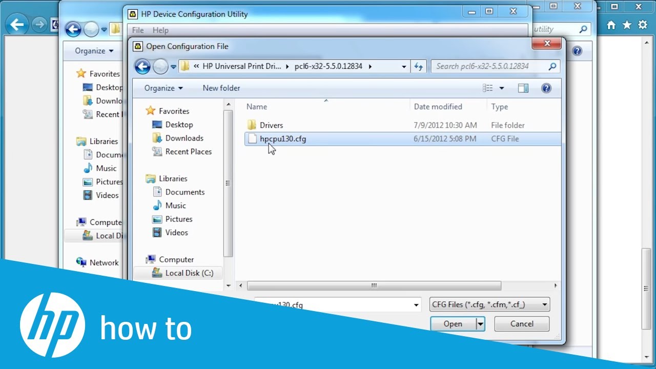 1280x720 Pre Configuring The Hp Universal Print Driver Using The Hp Driver