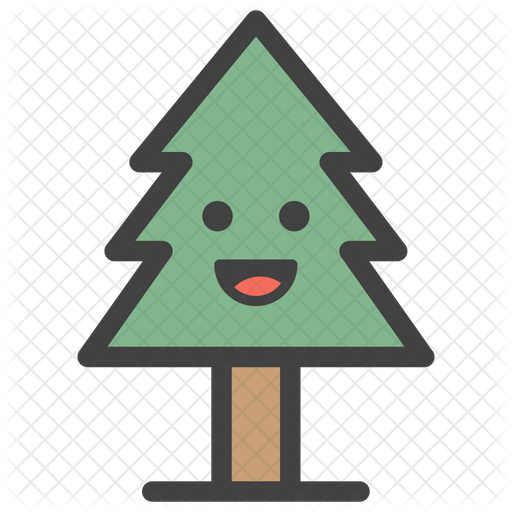 Conifer Icon Of Flat Style 512x512 Conifer Icon Of Flat Style