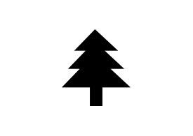 Simple Conifer Tree Icon 275x195 Simple Conifer Tree Icon
