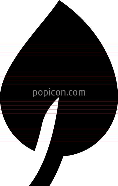 400x629 Conservation Leaf Vector Icon