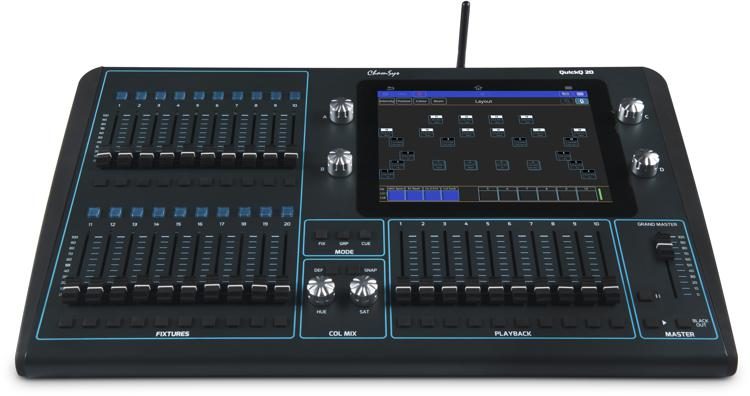 750x396 Chamsys Quickq Universe Compact Lighting Console Sweetwater