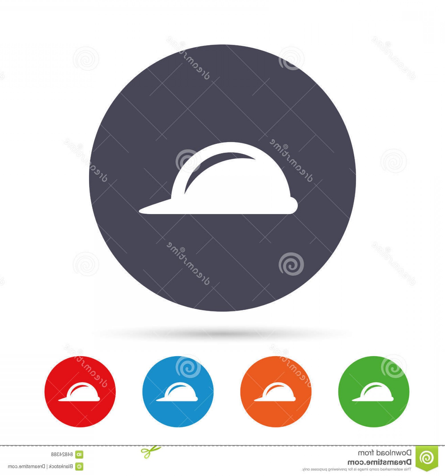1560x1668 Stock Illustration Hard Hat Sign Icon Construction Helmet Symbol