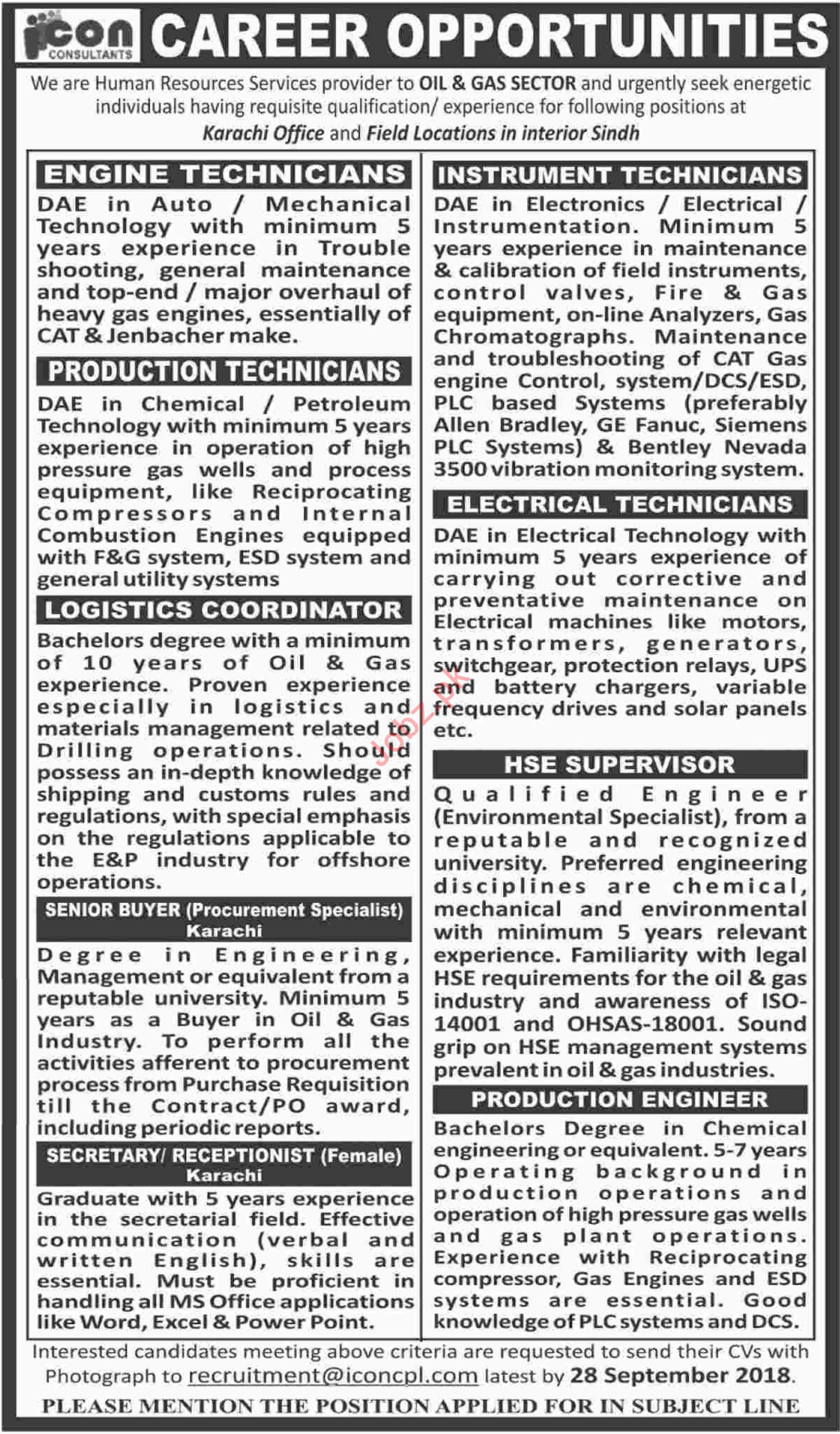 1749x2985 Icon Consultants Engine Techncians Jobs Job Advertisement