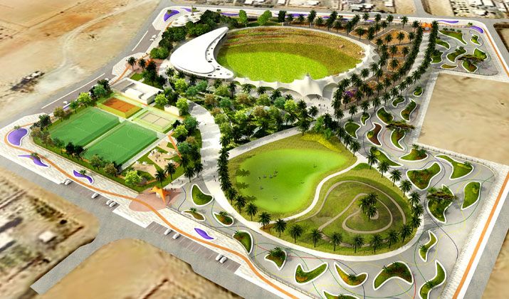 Al Dahra Park, Al Ain, Abhu Dabi 715x420 Al Dahra Park, Al Ain, Abhu Dabi