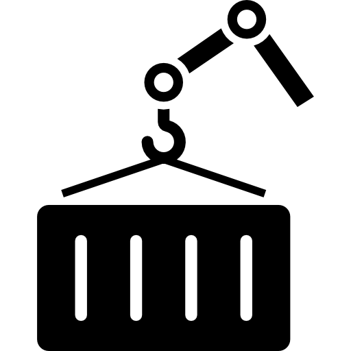 512x512 Container Hanging Of A Crane Icons Free Download