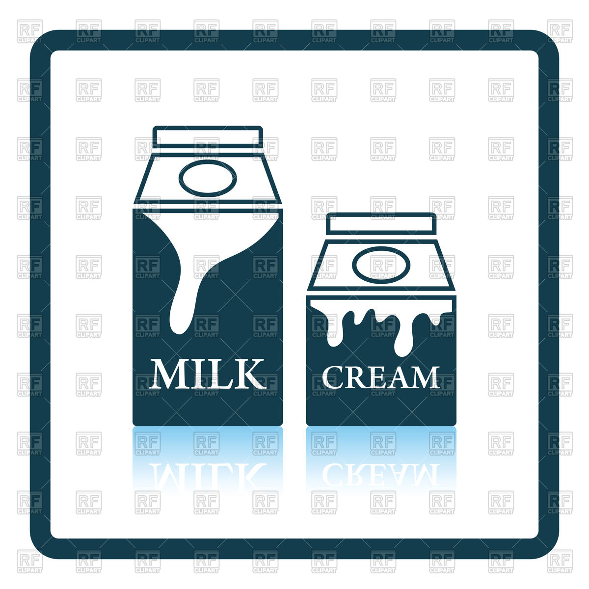 1200x1200 Milk And Cream Container Icon Vector Image Of Food And Beverages