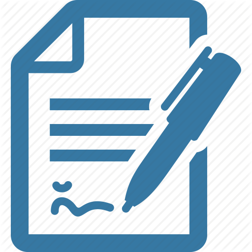 512x512 Business Document, Contract, Icon