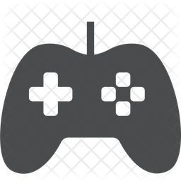 256x256 Video Game Controller Icon Of Glyph Style