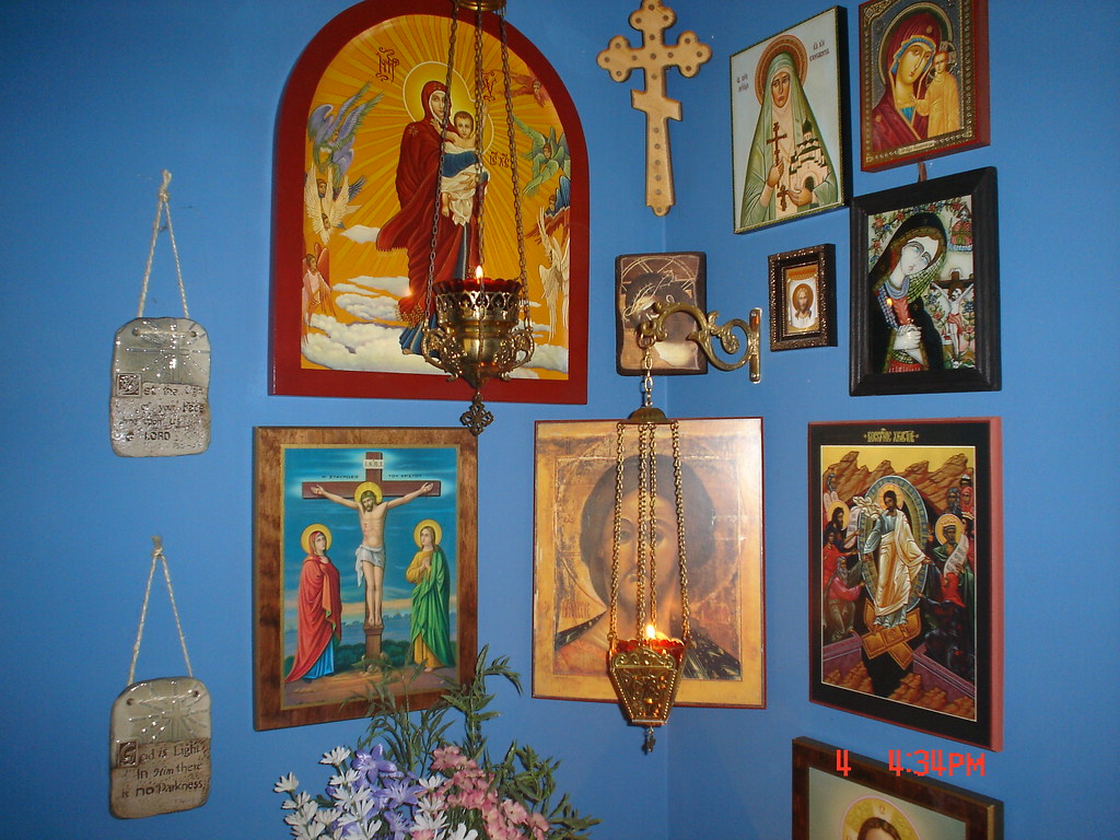 1024x768 Icon Corner Our Icon Corner In Living Room Rusorthodox