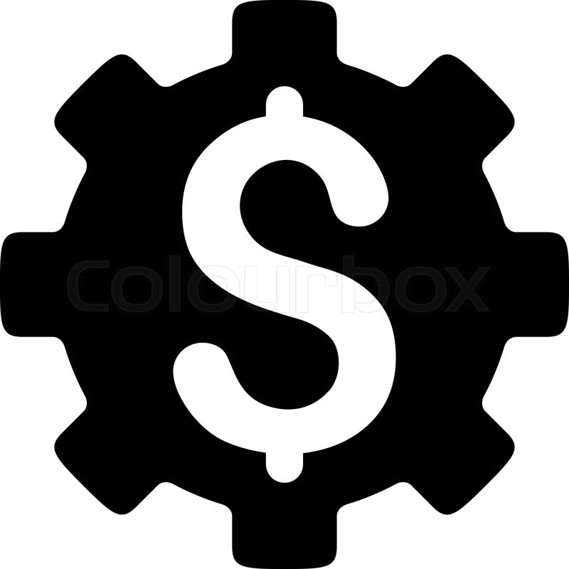 800x800 Development Cost Vector Icon Style Is Stock Vector Colourbox