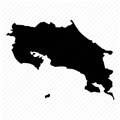 512x512 Costa Rica, Costa Rican, Country, Map, Map Of Costa Rica Icon