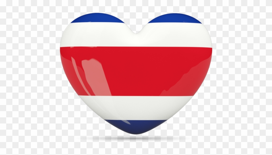880x502 Costa Rica Flag Heart Icon