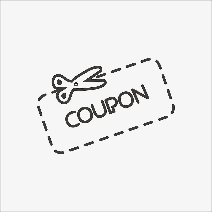 900x900 Discount Coupon Icon Drawing