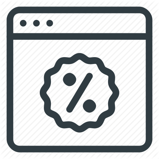 512x512 Code, Commerce, Coupon, Discount, E, Online, Sticker Icon