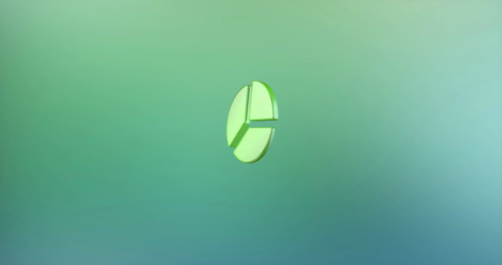 1920x1013 Animated Pie Chart Color Icon Loop Modules For Edit With Alpha