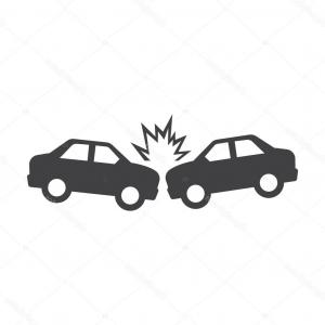 300x300 Stock Illustration Car Crash Black Simple Icon Cqrecords