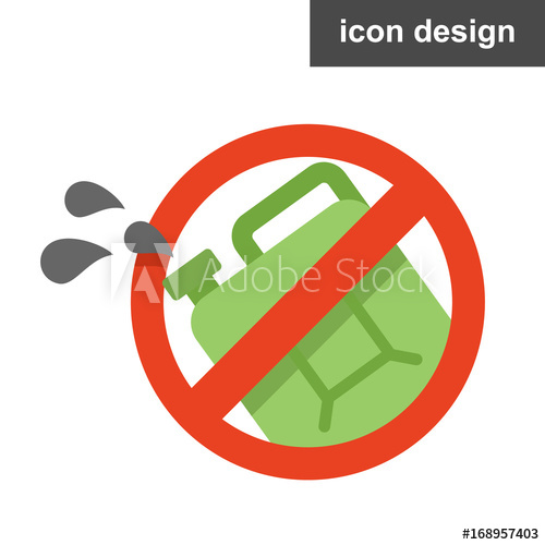 500x500 Vector Icon Crash Oil Canister