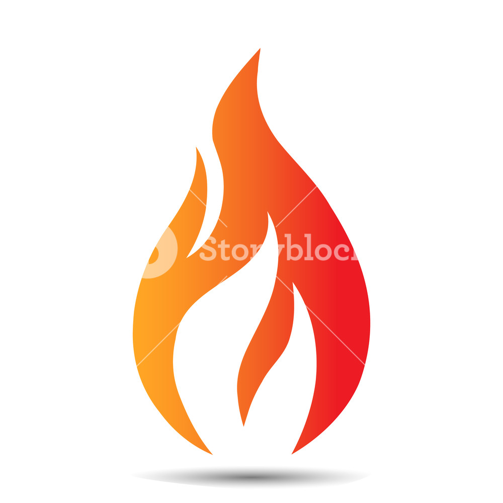 1000x1000 Flame Logo Design Icon Creative Fire Concept Template For Oil