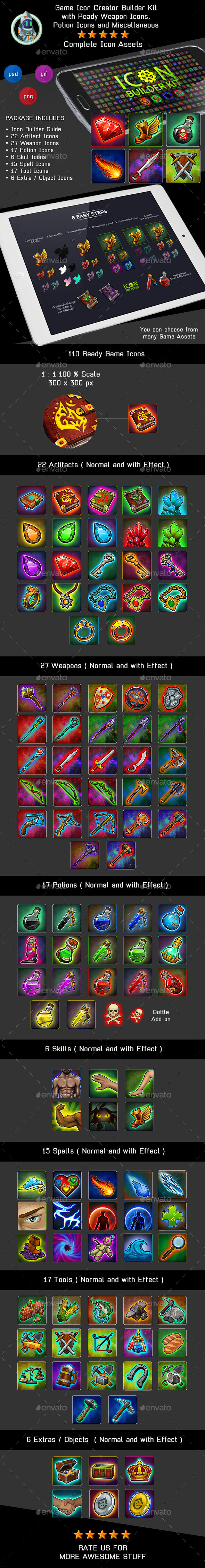 Icon Maker Graphics, Designs Templates From Graphicriver 590x4510 Icon Maker Graphics, Designs Templates From Graphicriver