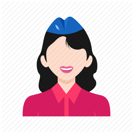 Air, Attendant, Cabin, Crew, Flight, Hostess, Uniform Icon 512x512 Air, Attendant, Cabin, Crew, Flight, Hostess, Uniform Icon