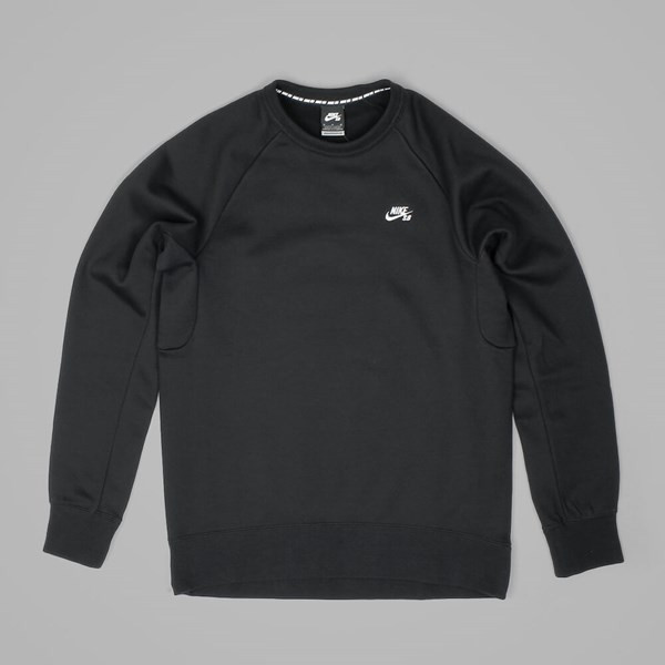 Nike Icon Crew Fleece Blackwhite 600x600 Nike Icon Crew Fleece Blackwhite