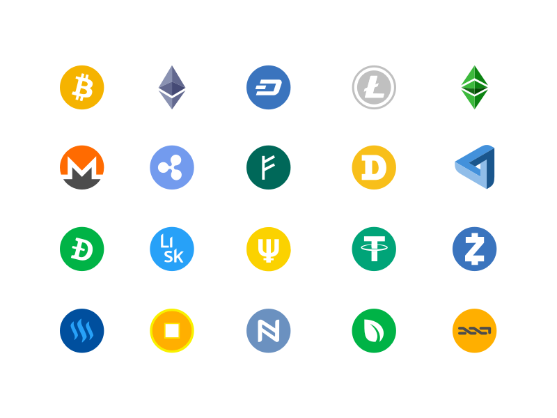 800x600 Crypto Logos Sketch Freebie